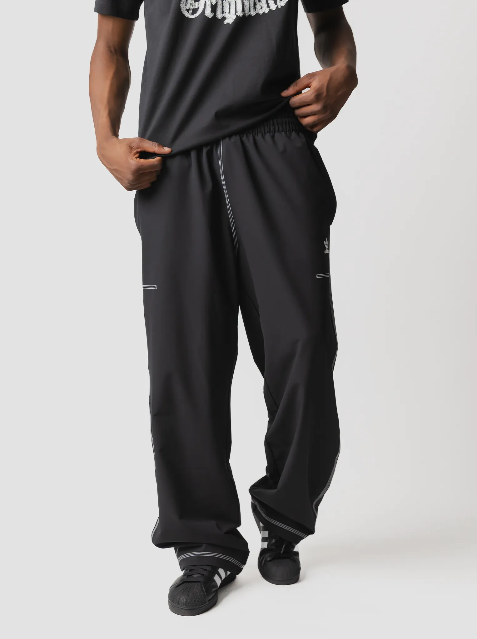 Quick Adjust Fit Trefoil Essentials Woven Cargo Trousers