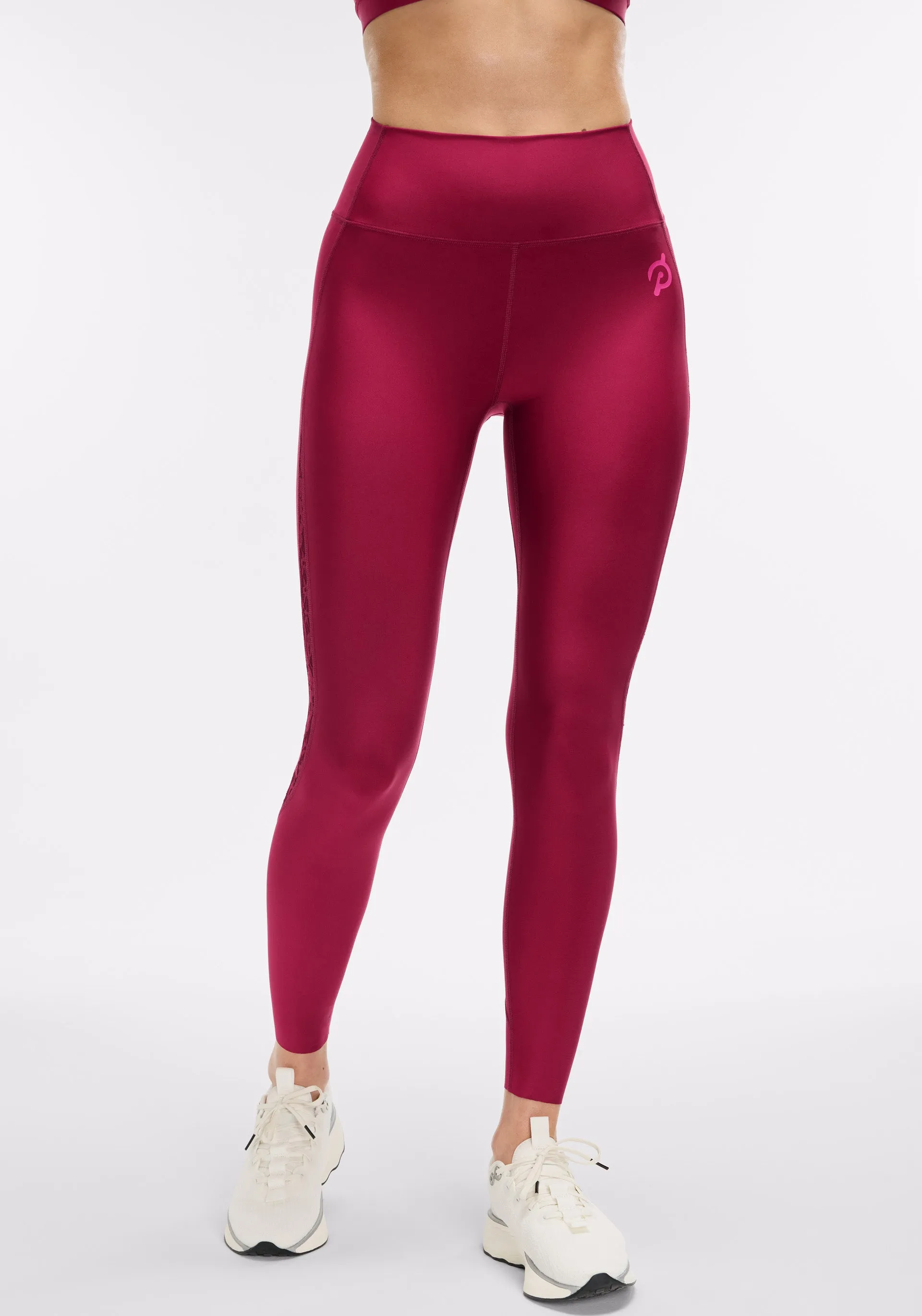 Endurance Light High Rise Lace Legging Smooth Texture