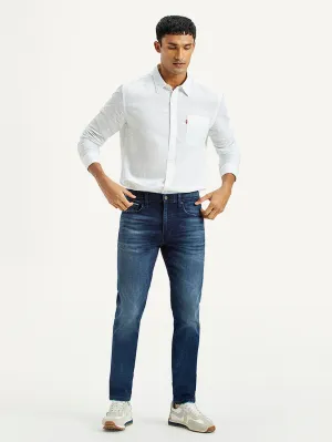 Men's 512 Dark Indigo Slim Tapered Fit Mid Rise Jeans Traveler Gear Earthy