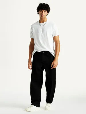 Basic Layers Comfy Touch Men's 578 Black Loose Fit Mid Rise Jeans