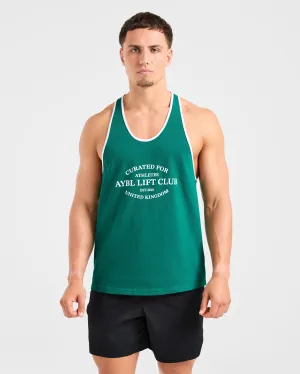 Fade Resistant Dye Lifting Stringer - Sports Green Trendy Look