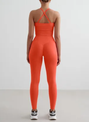 Tangerine Shape Seamless Tights Non see through