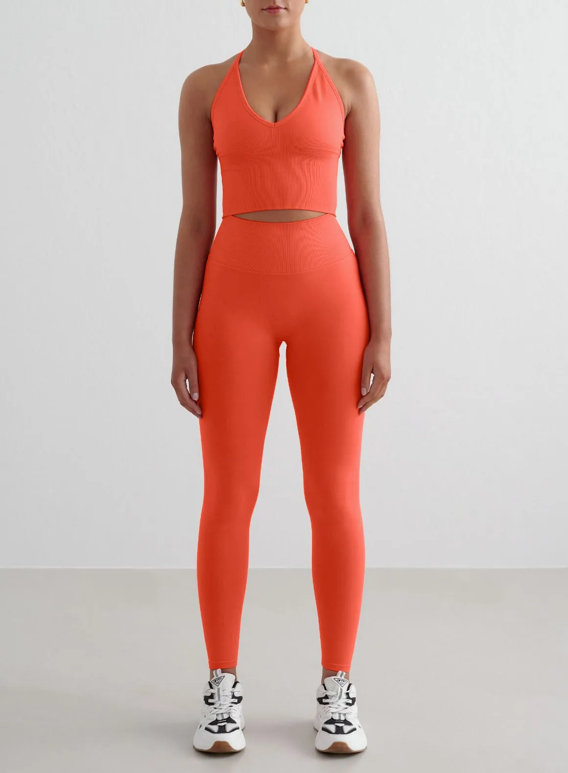 Tangerine Shape Seamless Tights Flexible Wear Postpartum Fit Flexible Wear Summer Wear