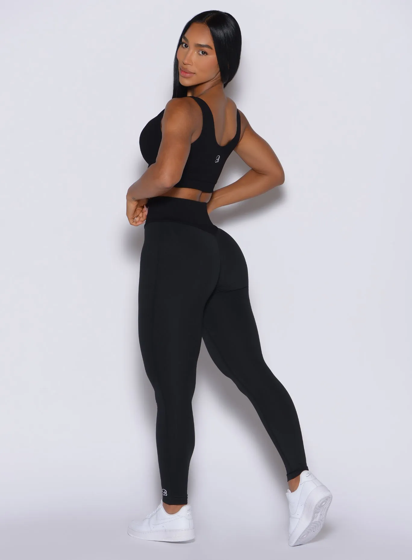 Figure Leggings Balance Wear High Waist For Adults