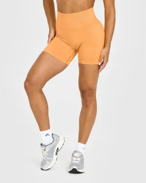 On-the-Go Shorts Excellent for Rafting Effortless Seamless Shorts | Powdered Orange