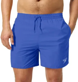 Speedo Essentials 16 Inch Mens Swim Shorts - Blue Abstract art Solar Protective Coating