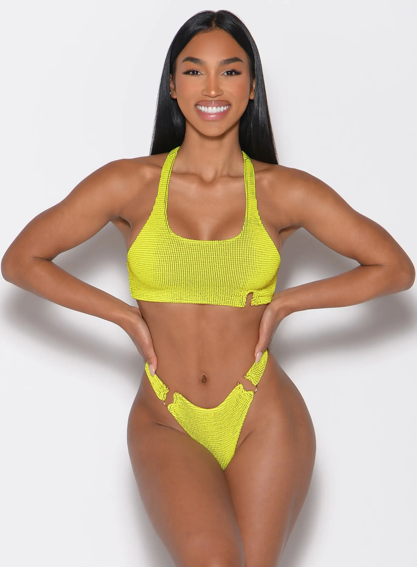 Neon Nights Bikini Top Ultraviolet Guard