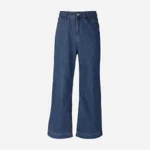 Four Way Stretch Fabric LADIES PANTS JEANS WIDE LEG