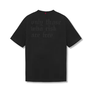 SkinFriendlyFibers 0797. Tech Essential? Relaxed Tee - Black/Black "OTWR"