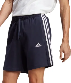 adidas Essentials 3 Stripes 7 Inch Mens Shorts - Navy Smooth Fabric