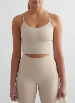 Odor Control Nanotechnology Clay Shape Seamless Strap Singlet