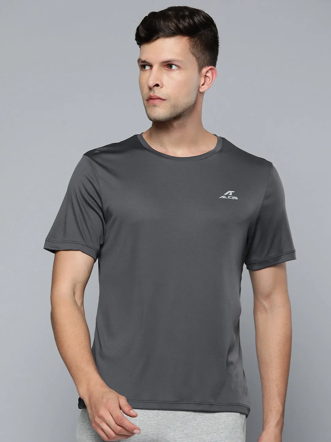 Alcis Men Dark Grey Wonder T-shirt Bead Soul Group Mood