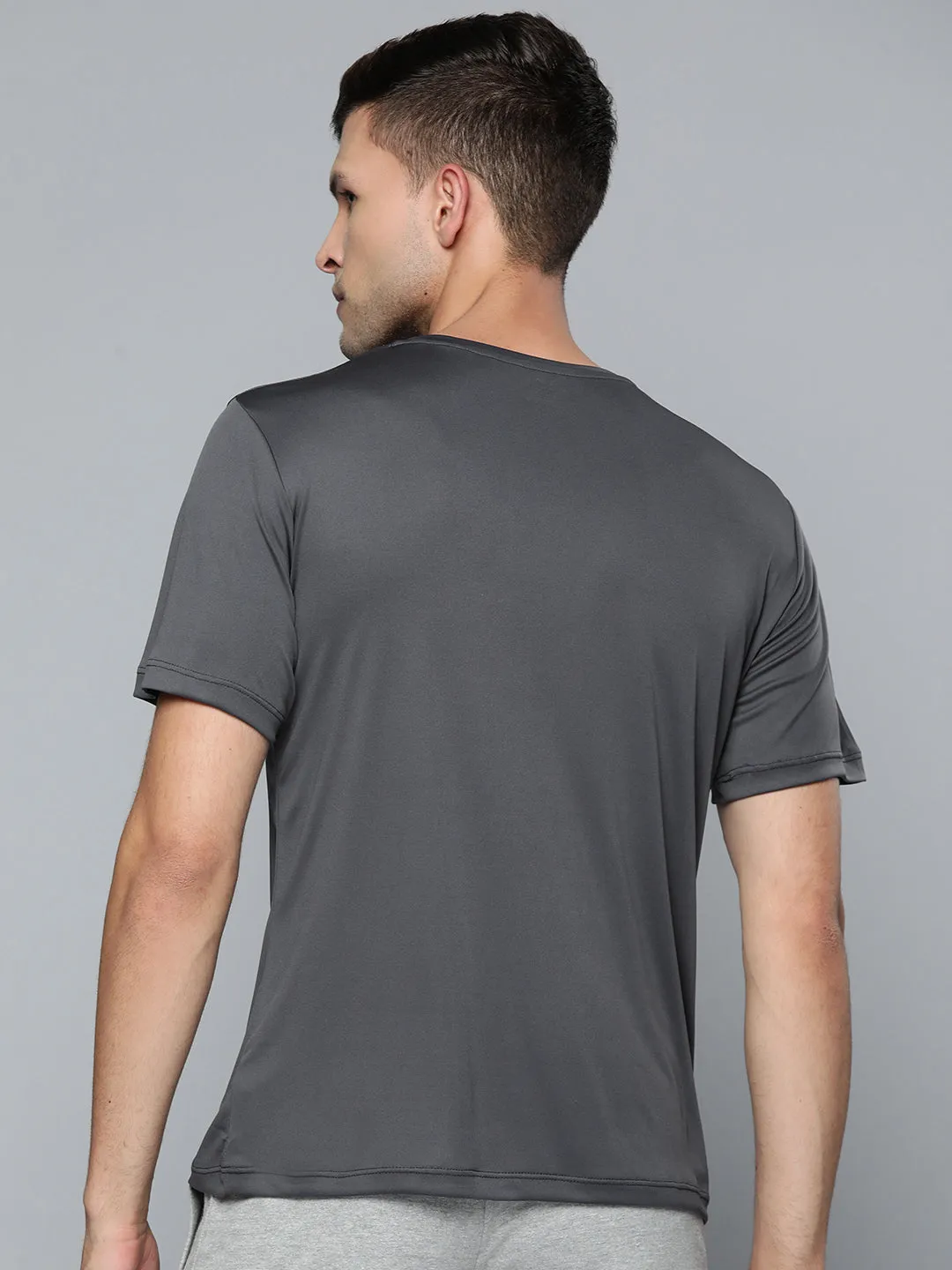 Alcis Men Dark Grey Wonder T-shirt Sustainable production Layer Safe
