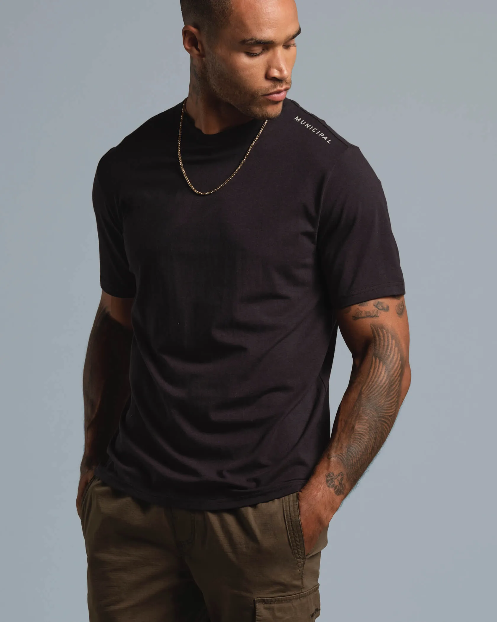 Earth Fit SmoothZipper Enduro Stretch T-Shirt
