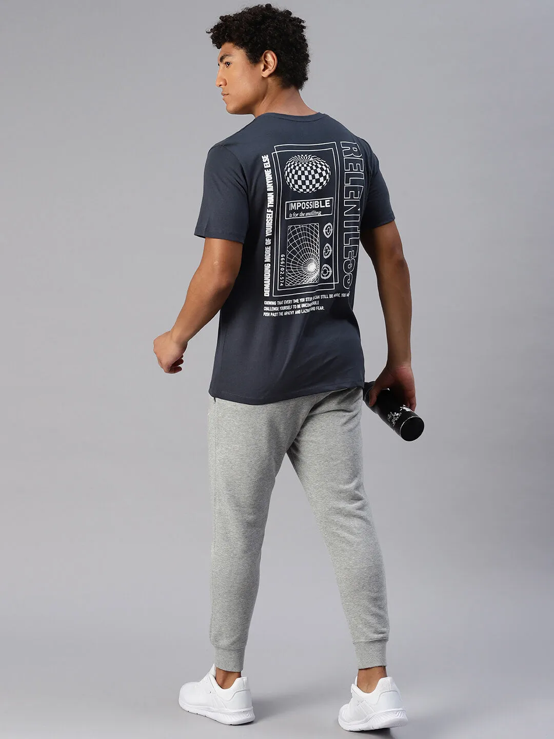 Warm Base Alcis Men Typography Printed T-shirt