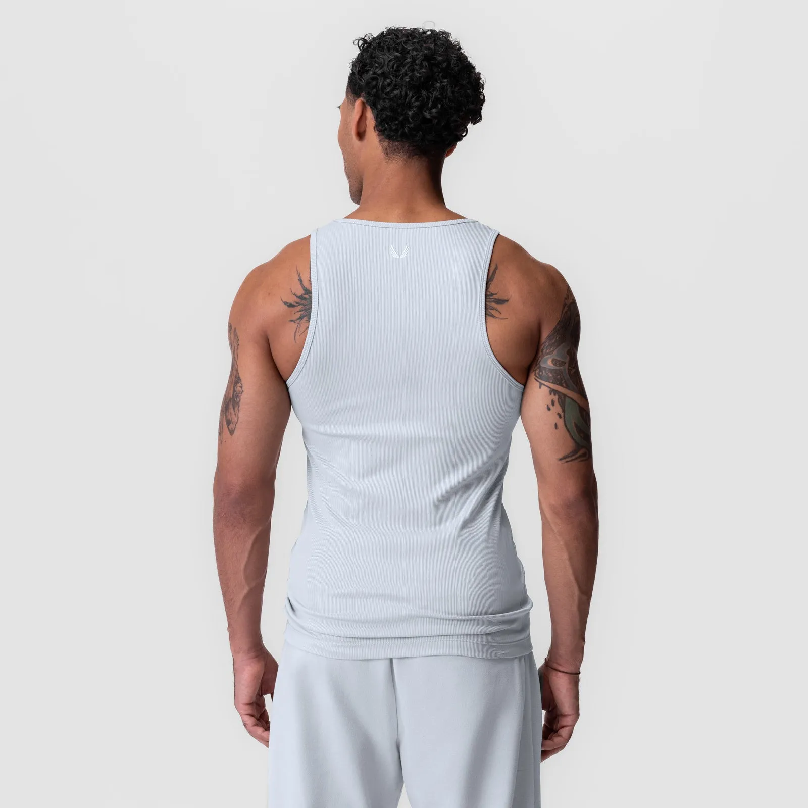 Advanced Design 0986. Creora??Tech Ribbed Tank - Ice Blue