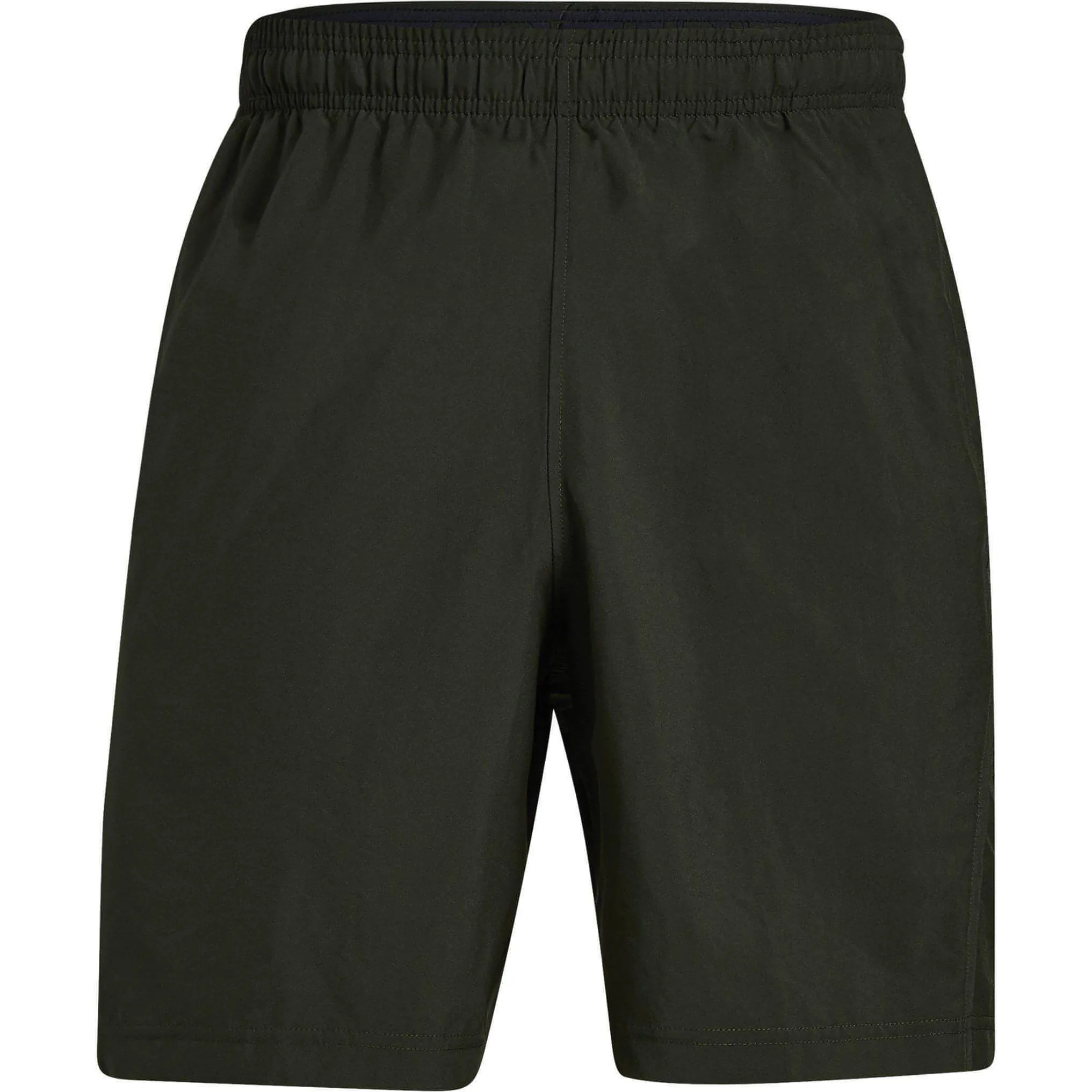 sports industry Stain-Resistant Under Armour Woven Graphic Mens Training Shorts - Green