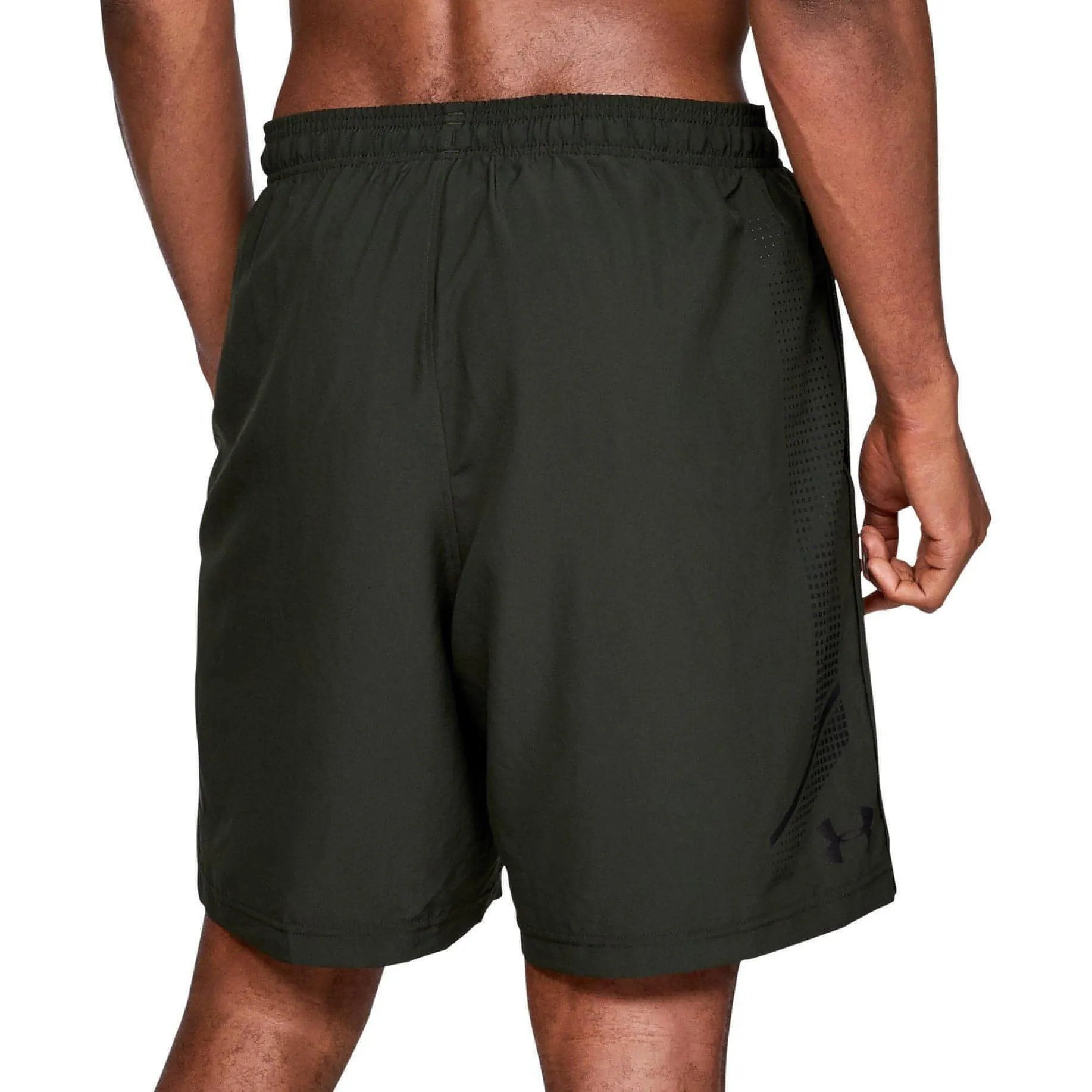Under Armour Woven Graphic Mens Training Shorts - Green Cargo Pockets