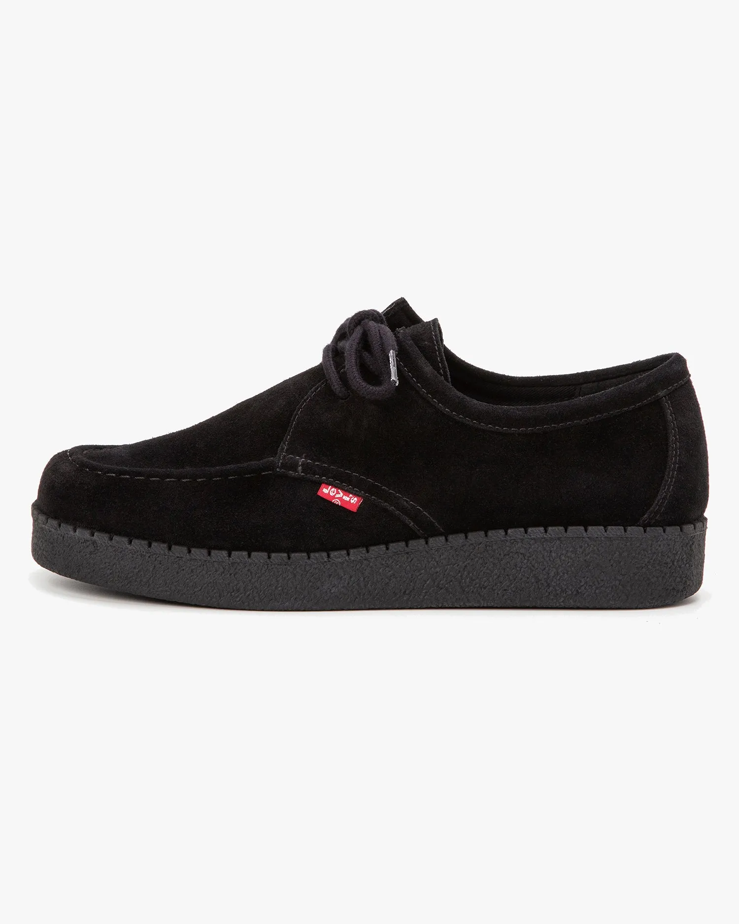 Levi's? RVN Low Red Tab Moc Toe Shoes - Full Black Festival Outfit Everyday