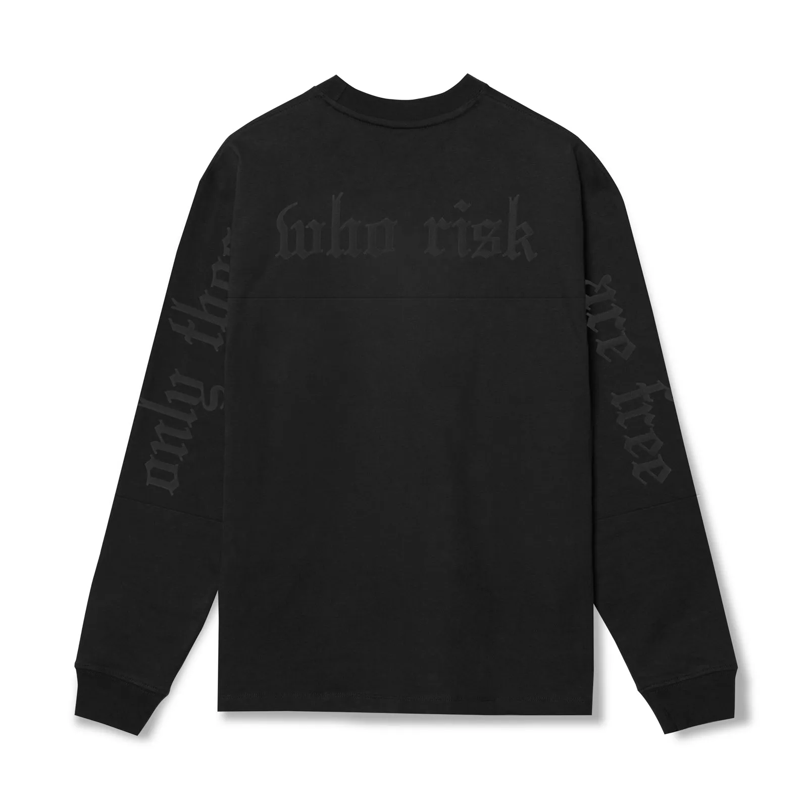 Cane 0851. Tech Essential? Relaxed Long Sleeve - Black/Black "OTWR"