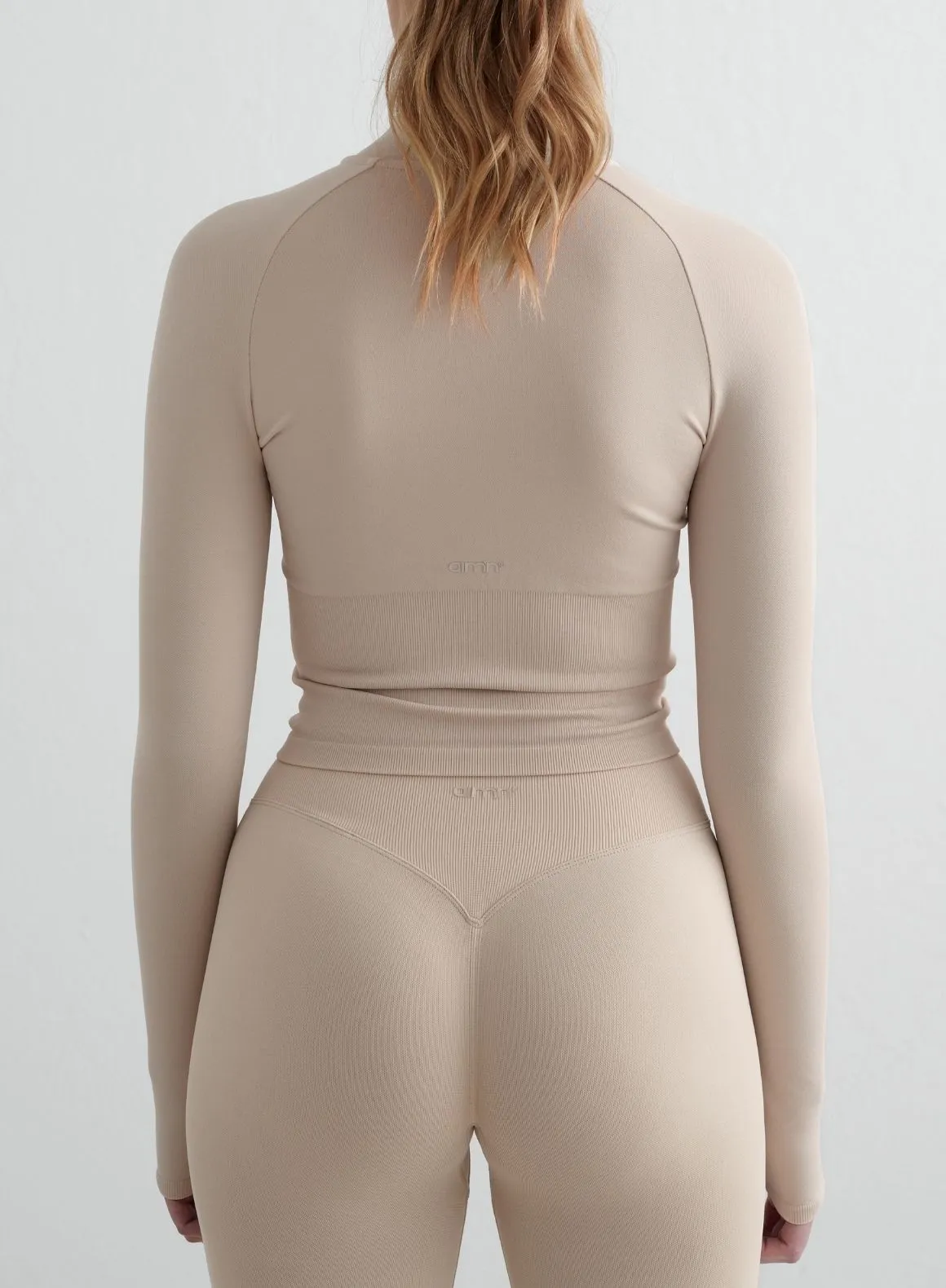 Clay Shape Seamless Zip Jacket Art Dry - Cleanable