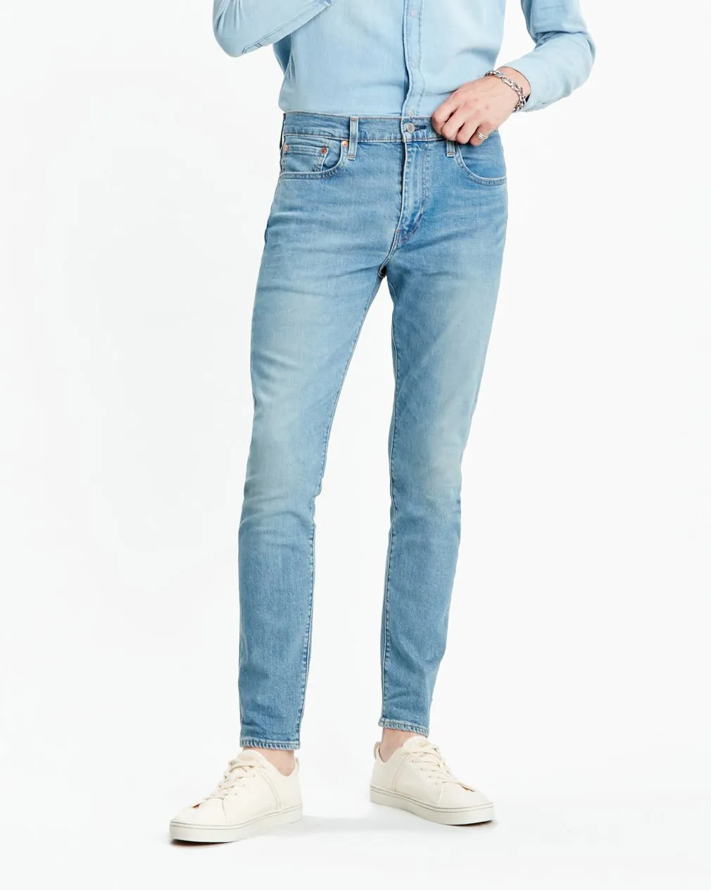 Textured Party Look Soft Weather Proof Levi's? 512 Slim Tapered Mens Jeans - Pelican Rust