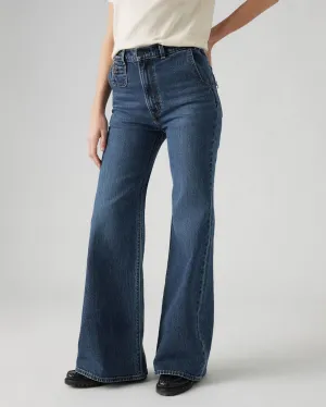 Levi's? Womens Ribcage Bells Vintage Flared Jeans - Moment Of The Month Everyday Confidence Chill Outfit