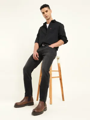 All Time Fit Parent Style Evening Stroll Festival Outfit Men's 512 Black Slim Tapered Fit Mid Rise Jeans
