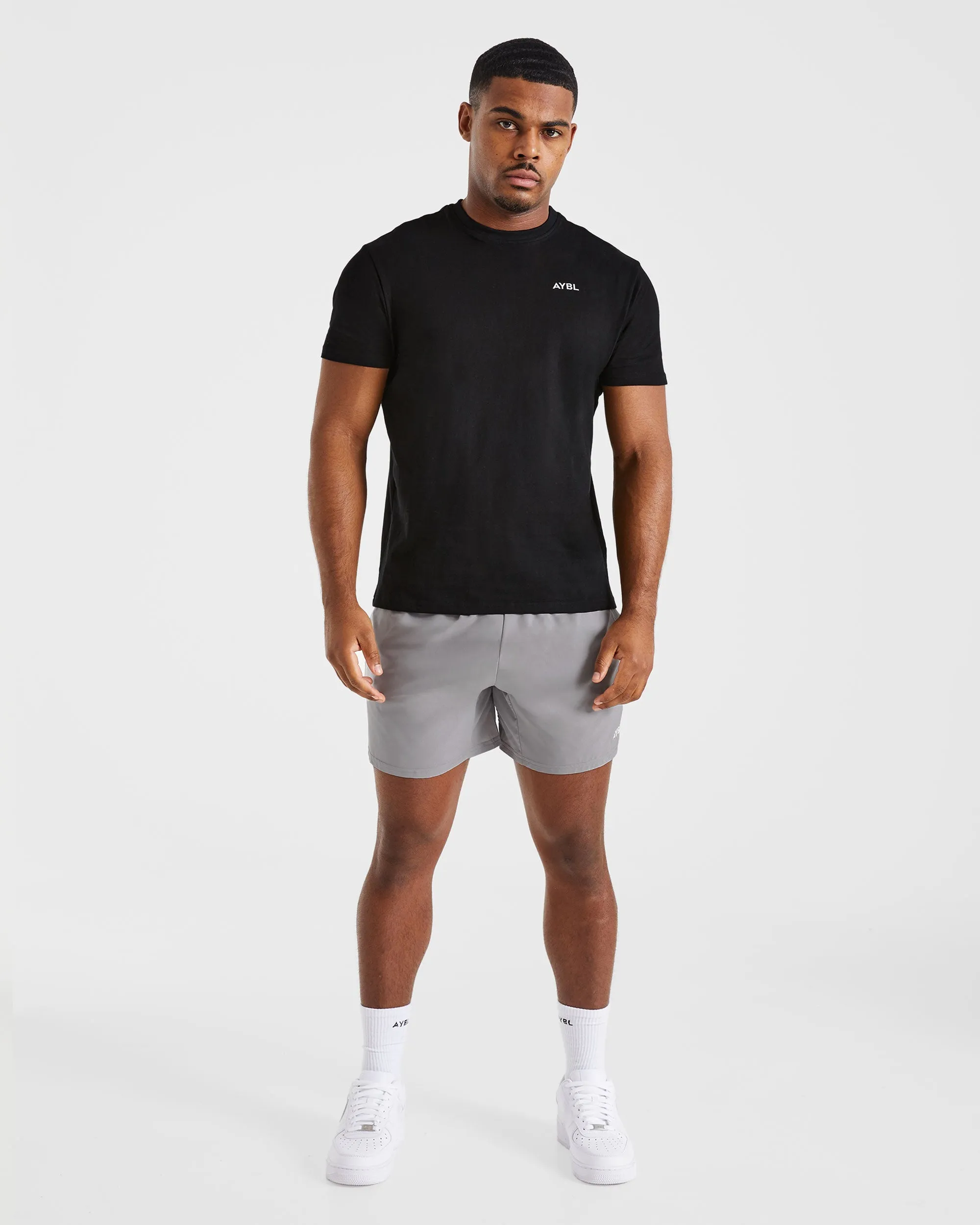 Core 5" Shorts - Grey Travel Ready hiking apparel