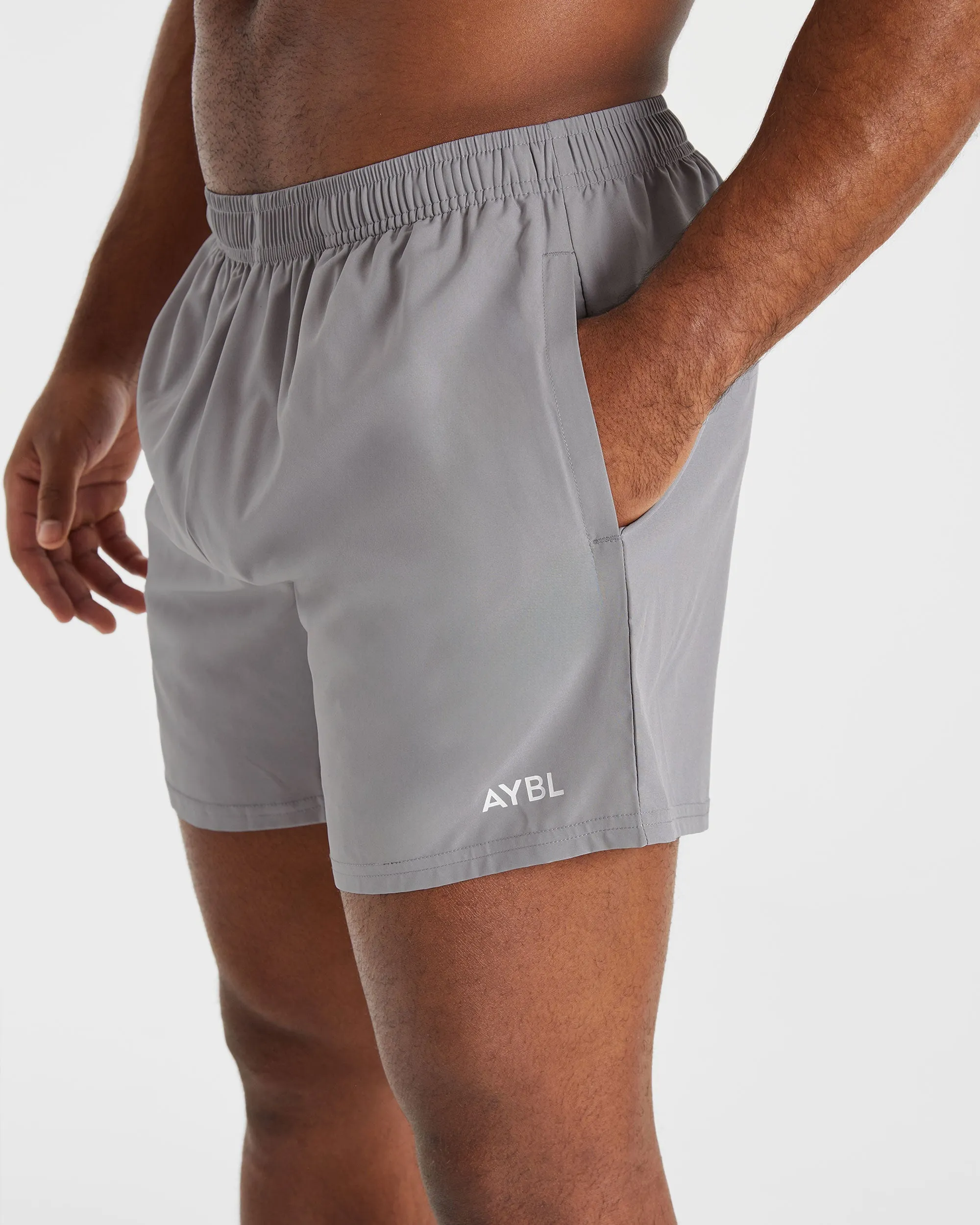 Ultimate Ventilation Channels Core 5" Shorts - Grey