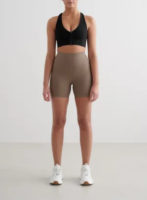 Unisex polo shirt Nougat Ribbed Performance Midi Biker Shorts