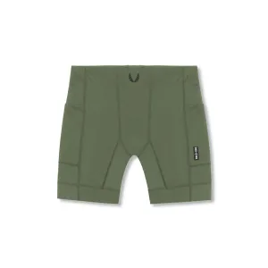 Lightweight Shorts 0746. WarpFlexx? Side Pocket 1/2-Length Legging - Olive