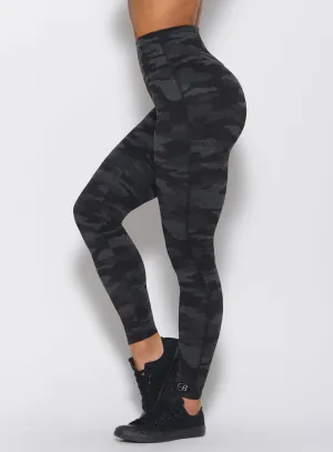 Fit Camo Leggings Yoga Class Minimalist Style Eco Shopper Compression Support