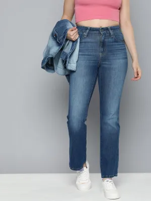 Women's 725 Blue Flared Fit High Rise Jeans Daywear Option