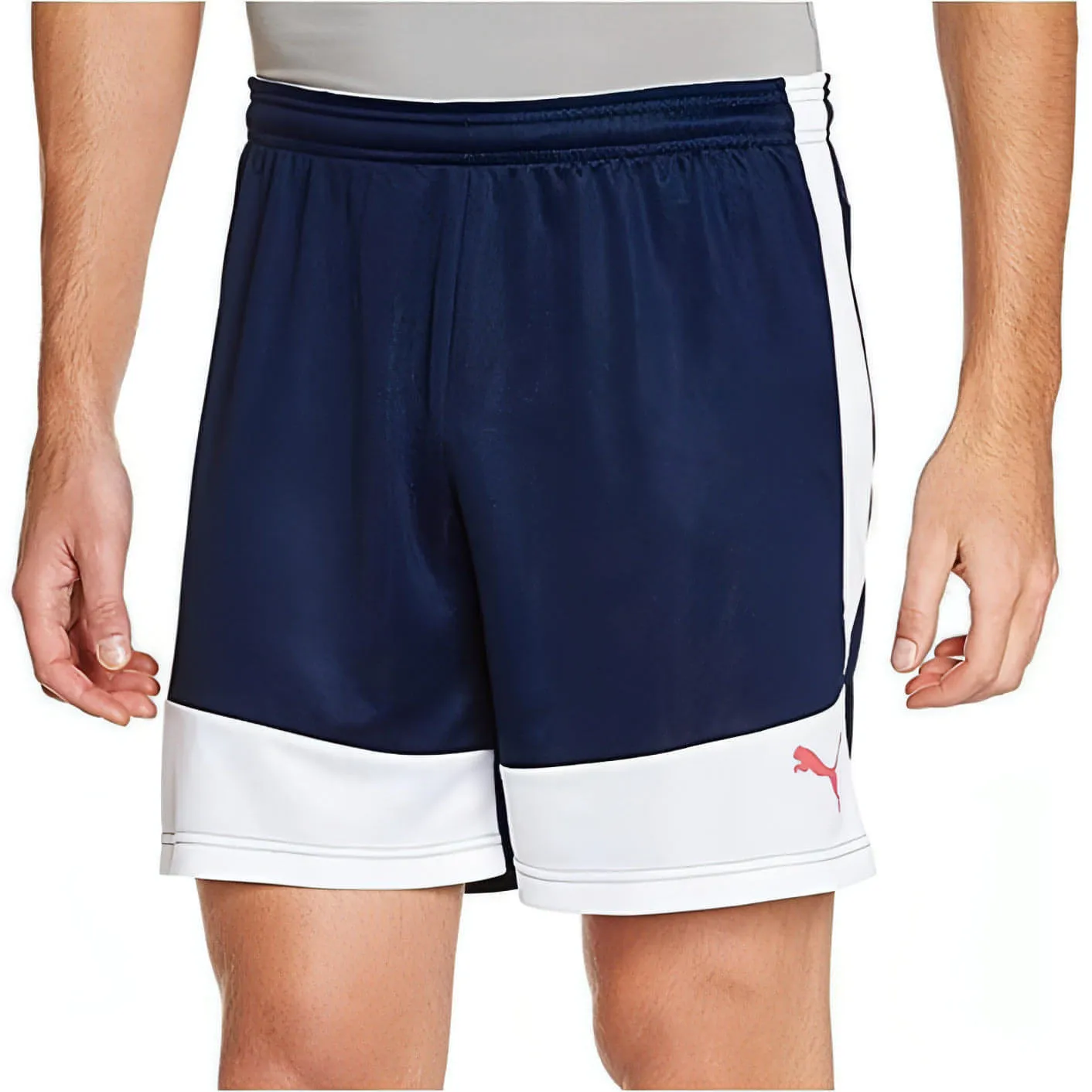 NonIrritatingTags anti static coating Puma Evo TRG Mens Training Shorts - Blue