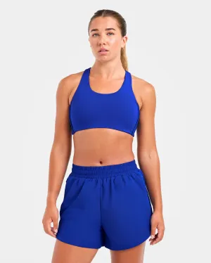 Run Sports Bra - Cobalt Plus Size nylon