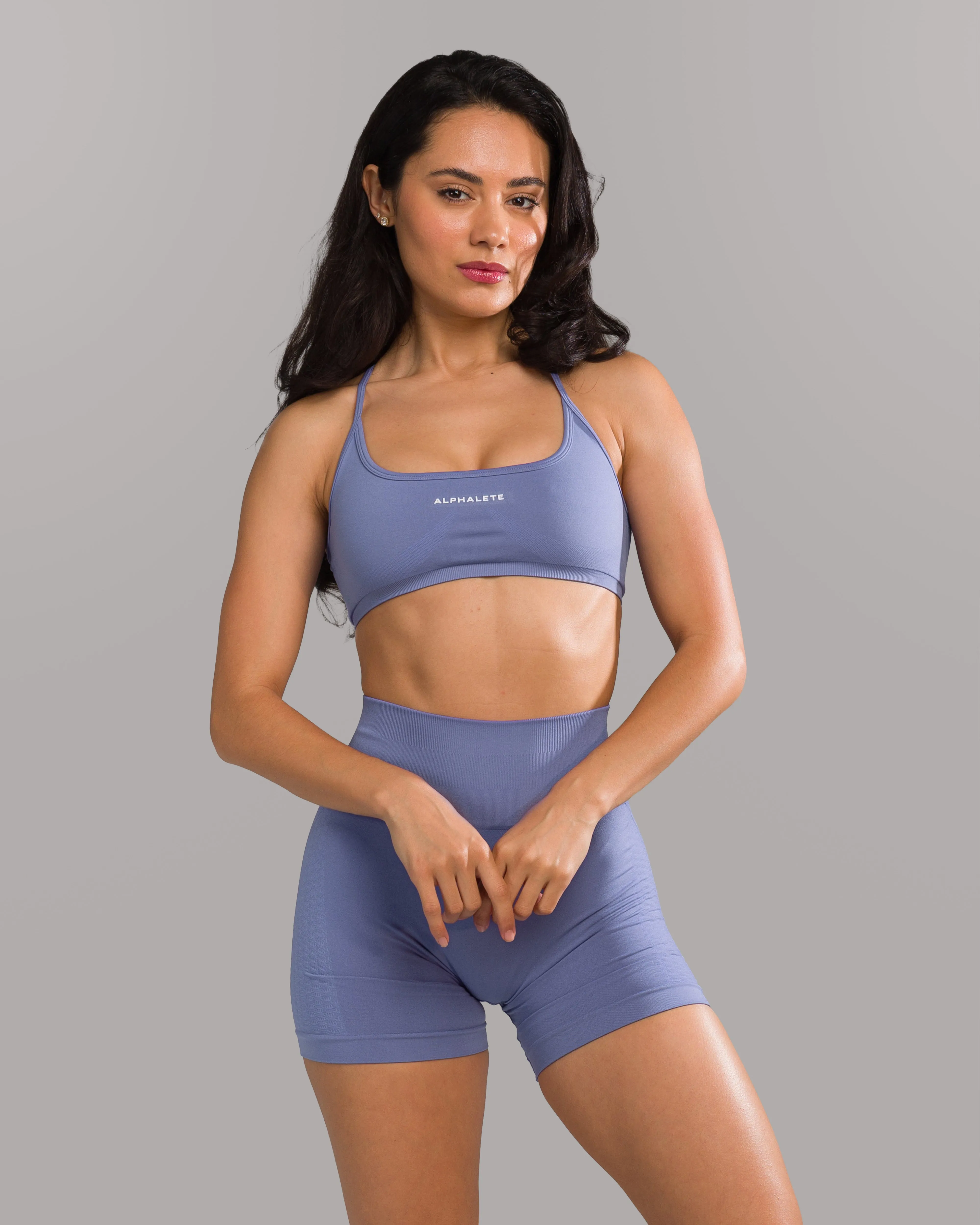 Amplify Open Back Bra - Bluebonnet teenagers'