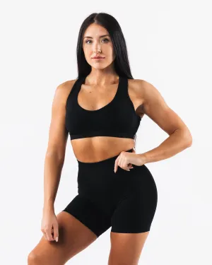 Amplify Contour Bra - Black Sustainable workout gear