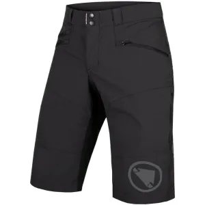 Flexible Waistline Anti Sag Technology Endura Singletrack II Mens Baggy Cycling Shorts - Black