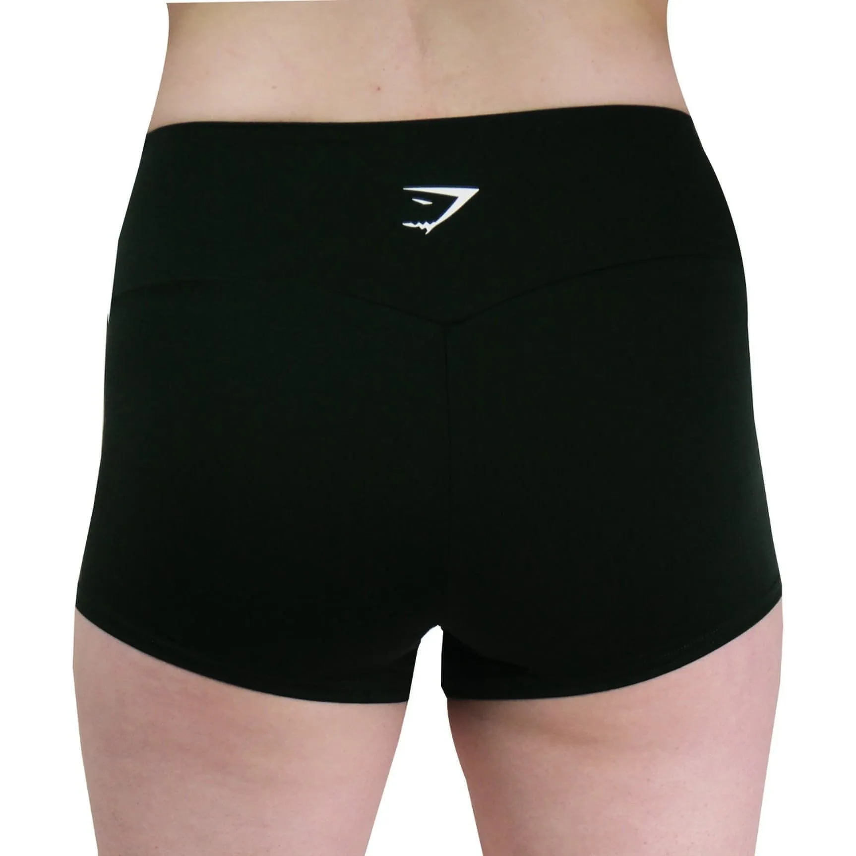 Gymshark Quad Womens Short Training Tights - Black Beachwear Ombre effect