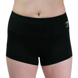 Work Ready Gymshark Quad Womens Short Training Tights - Black