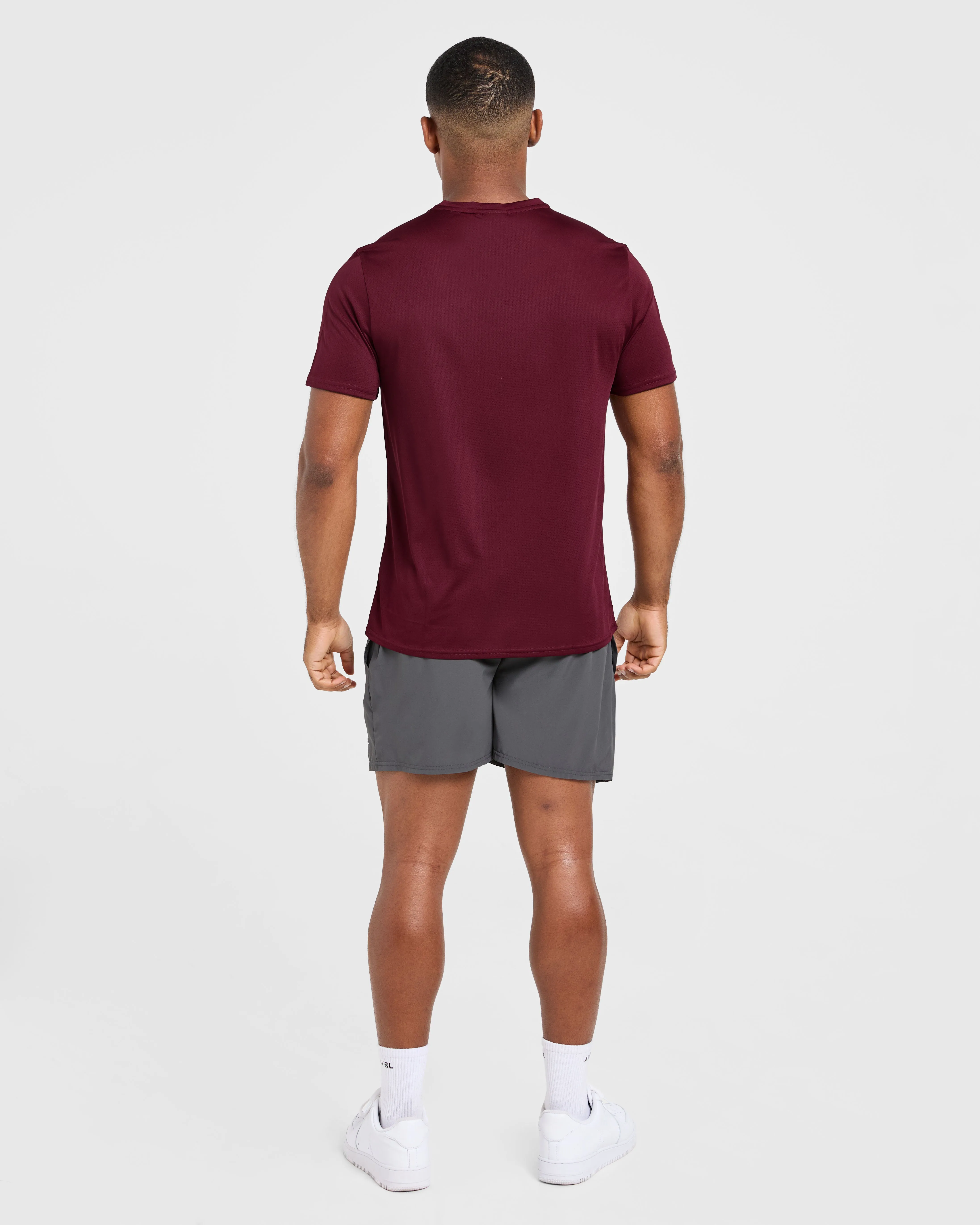 FunctionalPockets Relax Comfort Style Origin T Shirt - Merlot Red