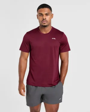 Origin T Shirt - Merlot Red Weekend Outfit