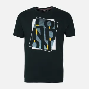 MEN GRAPHIC T-SHIRT ROUND NECK REGULAR FIT WrinkleFreeFabric Snug fit