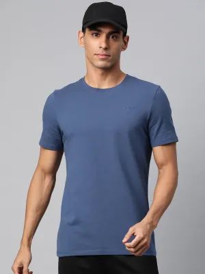Alcis Men Solid Stretchex Slim Fit T-shirt Spirit Core Noble Grace