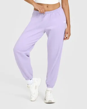 Low Profile Mid Weight Joggers | Lavender Purple premium fabric