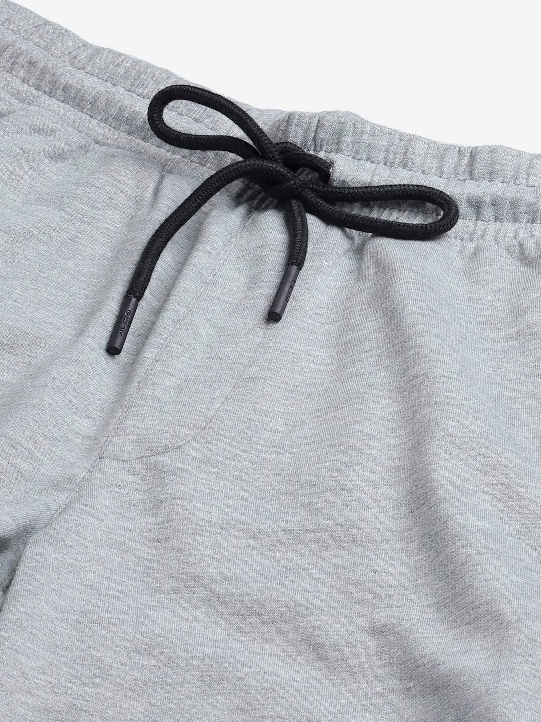 Basic Stretch Alcis Men Grey & Black Colourblocked Training Track Pants