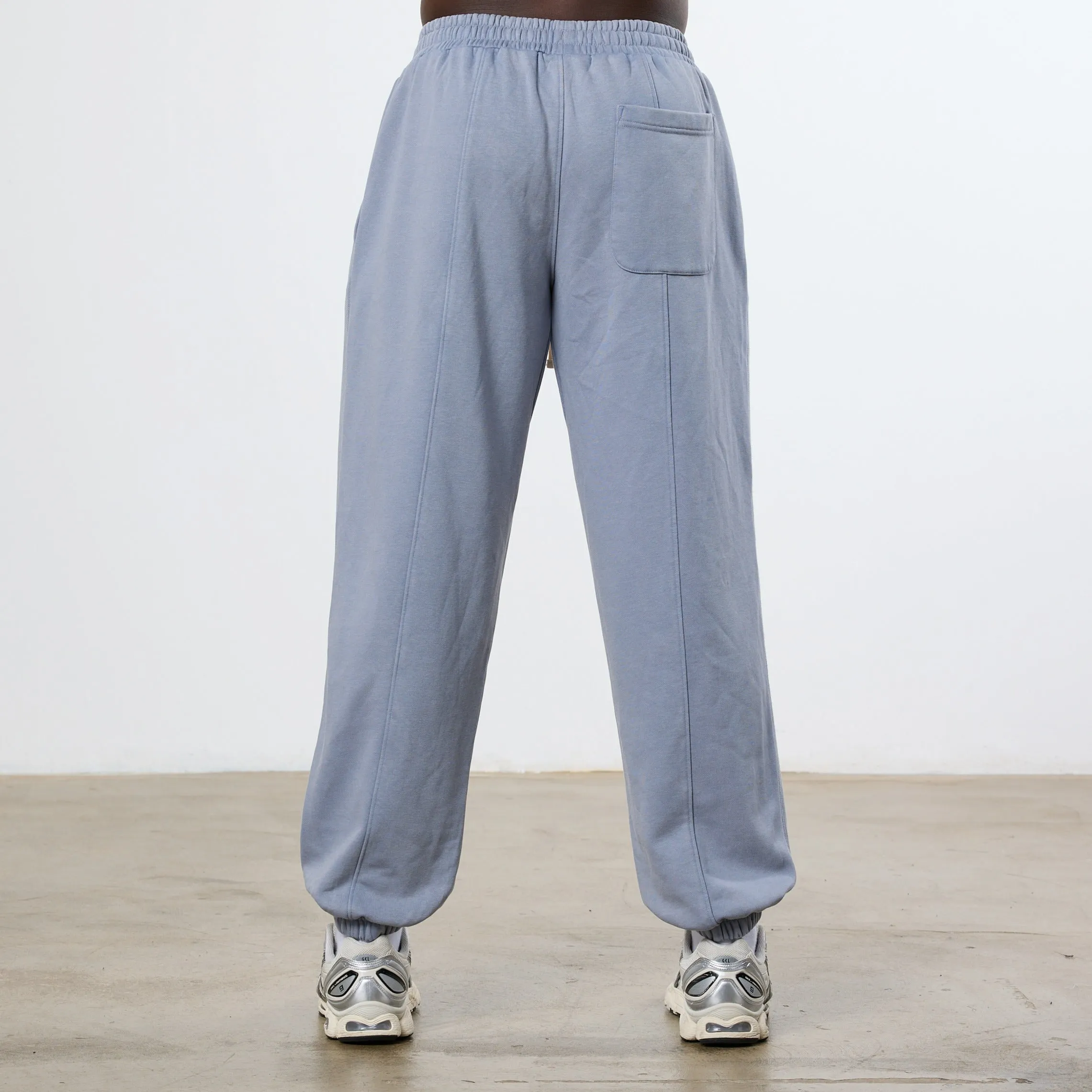 Light Reflective Details Static free Vanquish Better Than Yesterday Washed Blue Oversized Sweatpants