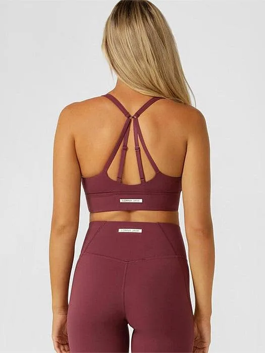 Off Duty Longline Sports Bra Regular Fit Rough texture