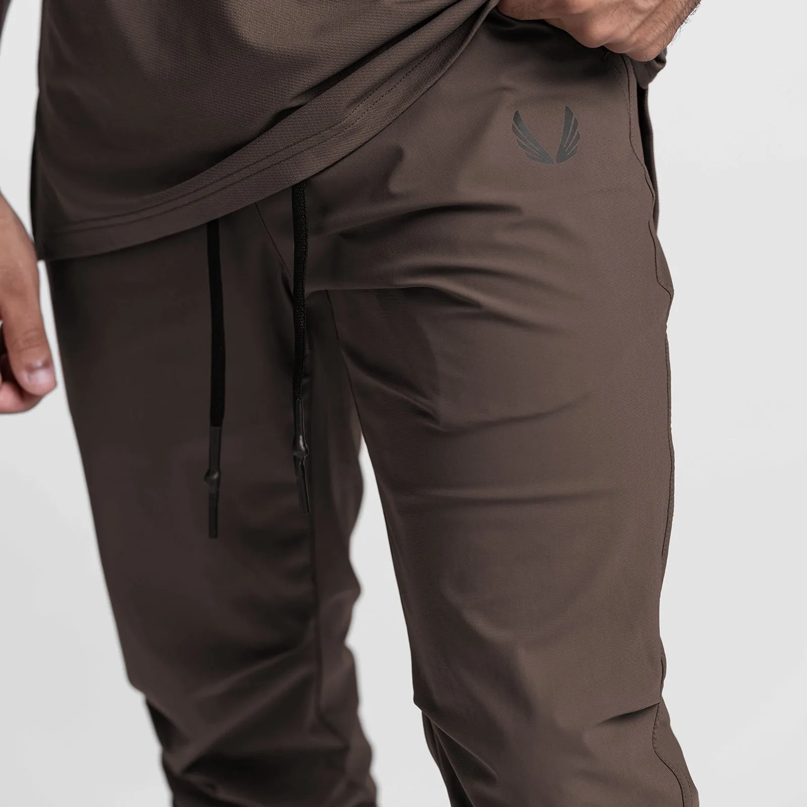 0826. Tetra-Lite? High Rib Jogger - Deep Taupe Tear Resistant Design Versatile staple